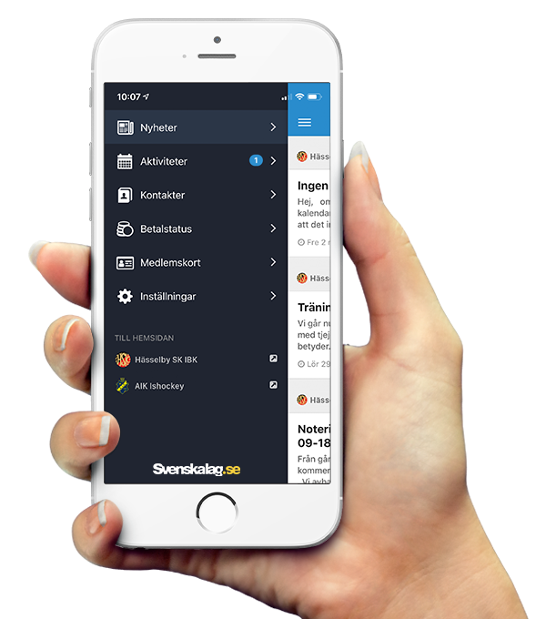 App i handen